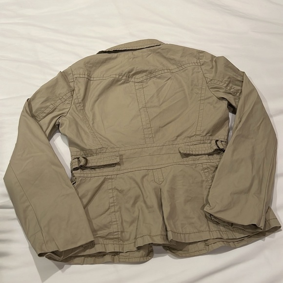 Zara Basic Trendy Trench Button Up Blazer Jacket/Coat - Picture 5 of 5